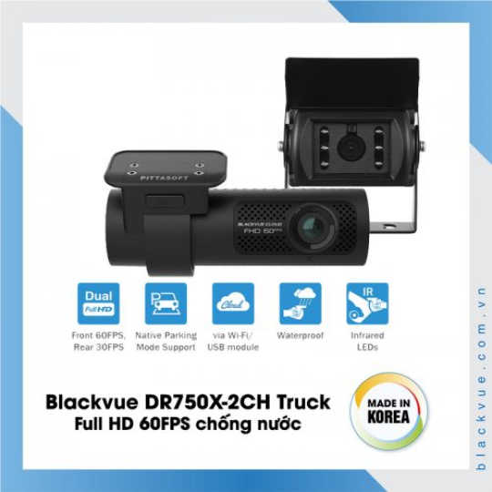 Camera hành trình Xe Tải cao cấp Blackvue DR750X-2CH TRUCK