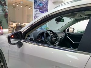 Mazda CX5 lắp hệ thống cảnh báo điểm mù trên gương (bộ BSM-01M)